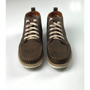 Polar Fox Moc-toe Boot Mid Top Fashion Shoes Mens Size 11 Brown MPX-506011 DB232